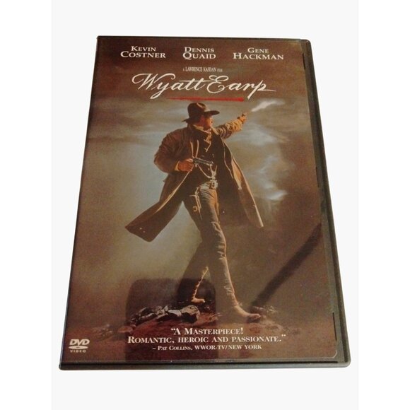 Wyatt Earp DVD Movie Kevin Costner Dennis Quaid Gene Hackman 1994 - Picture 1 of 4